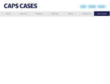 Tablet Screenshot of capscases.co.uk